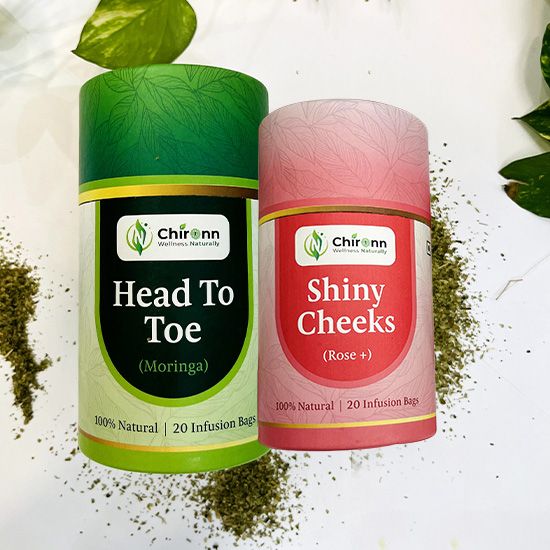 Picture of Combo of Moringa Leaf and  Rose Petal Herbal
